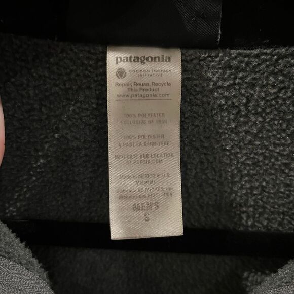 Patagonia Synchilla Half Zip Fleece Pullover Jacket Gray Outdoor Mens Small - Picture 6 of 7